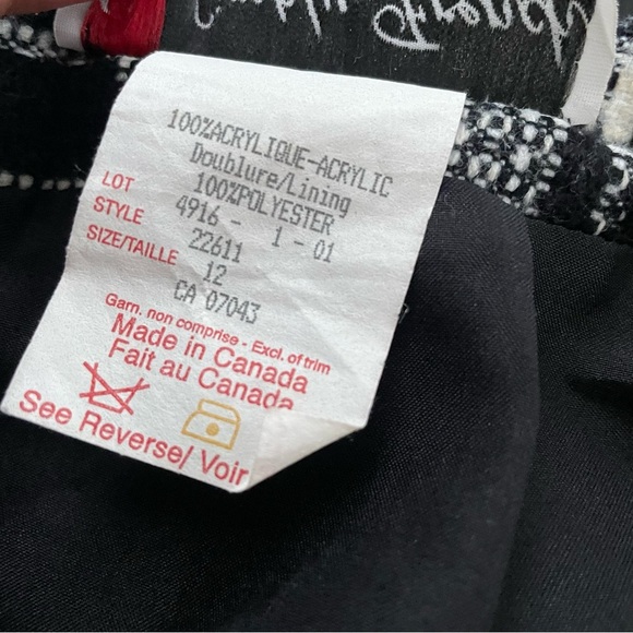 90s Vintage Simply French Collection Plaid Check Pleated Midi Skirt Size 12 - Picture 4 of 8